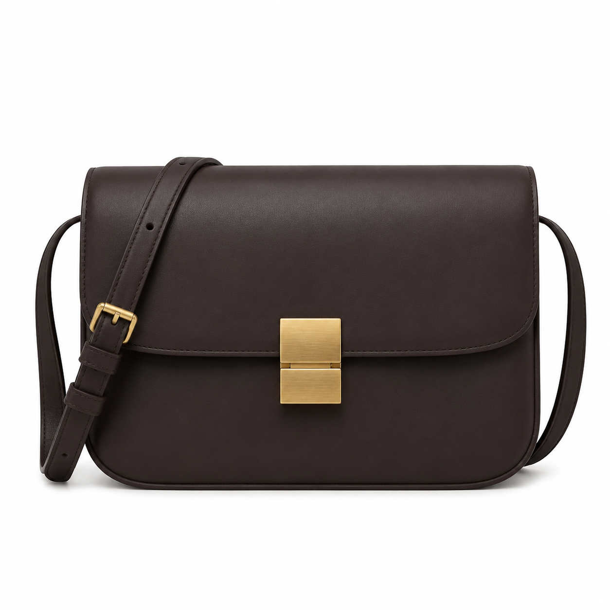 Minimalist Leather Crossbody Bag