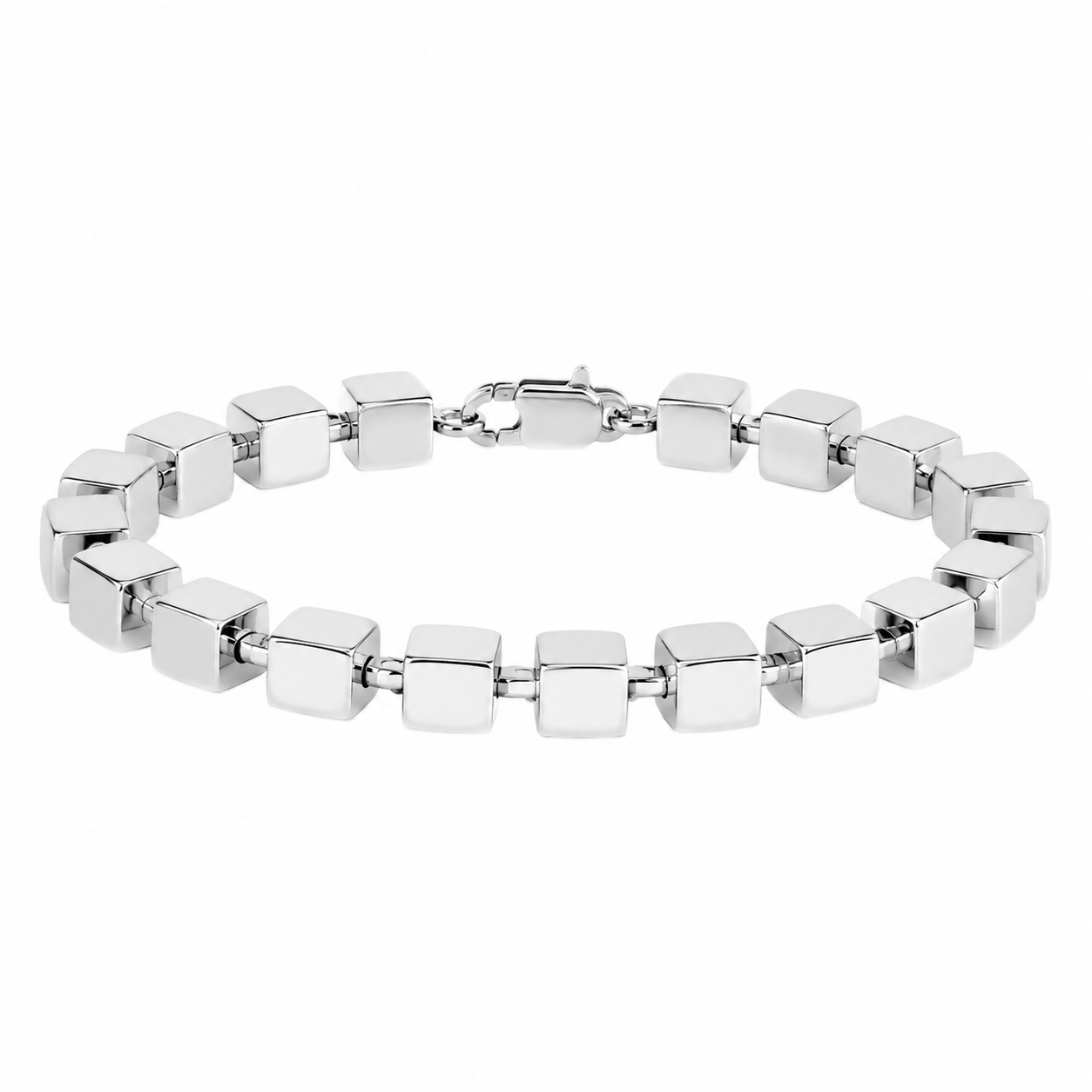 Geometric Cut Metal Bracelet
